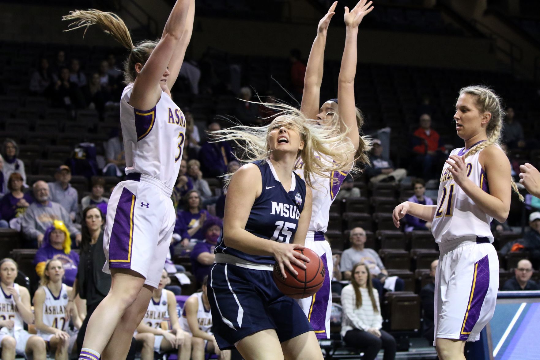 Ashland vs MSU Billings WBB 20180319
